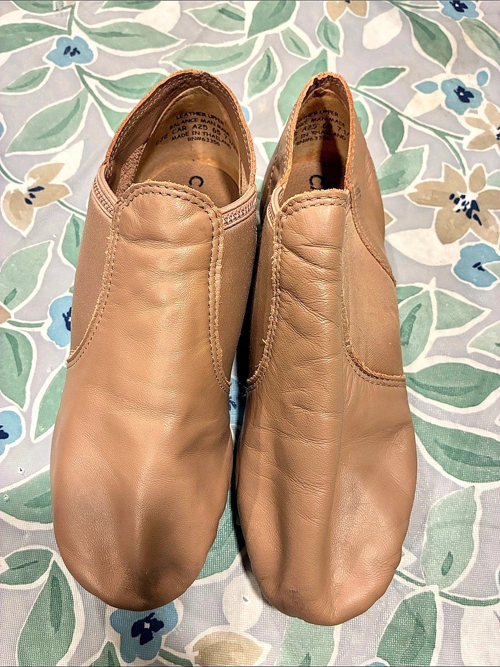 Capezio E-Series Slip-On Jazz Shoe EJ2 Brown